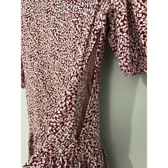 Free People Dancing In The Dark Dress Women’s Small Red White - Picture 11 of 14